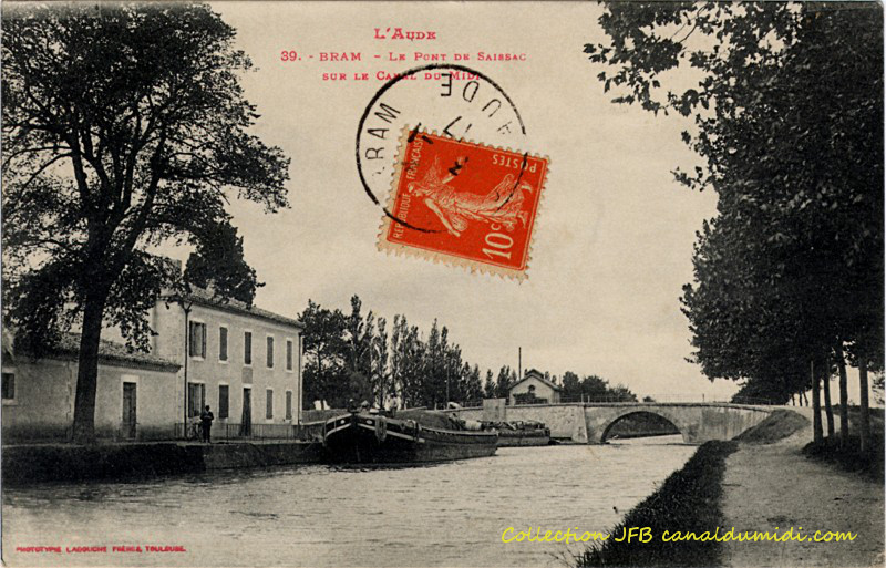 Le petit port de Bram sur le Canal du Midi