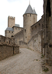 Carcassonne : Le palais Comtal et la tour de l'inquisition