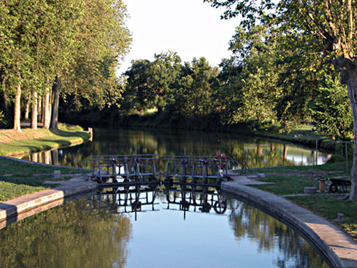 Le soir sur l'&eacute;cluse